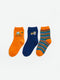 Printed Baby Boy Socket Socks 3-Pack